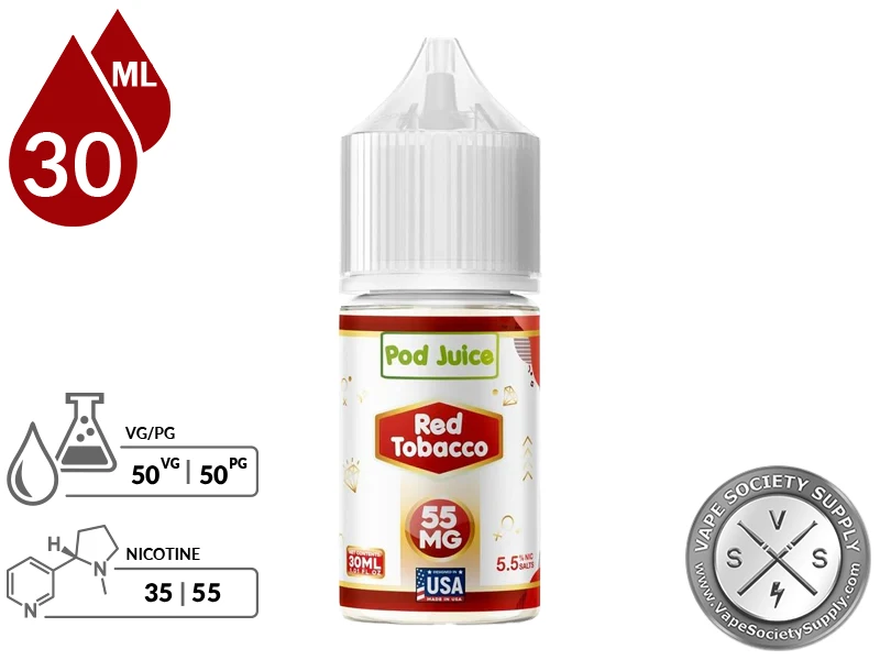 Red Tobacco POD JUICE SALT
