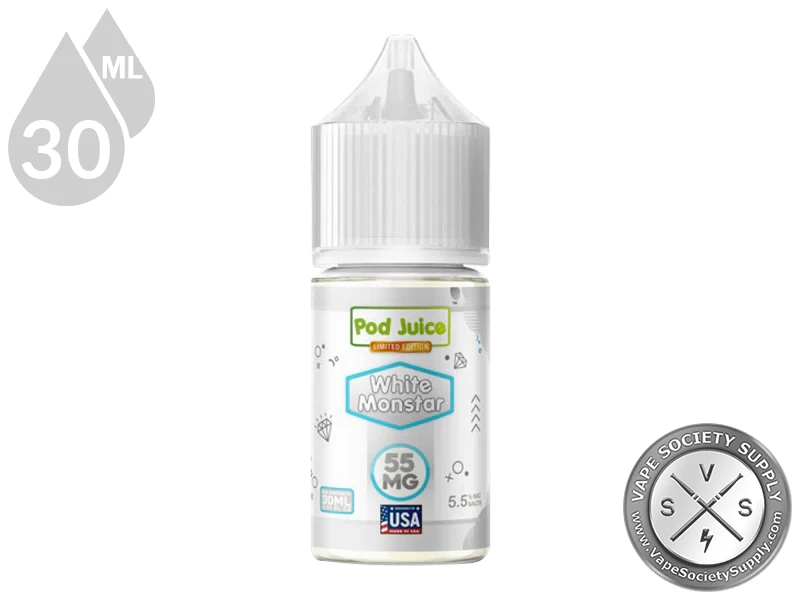 White Monstar POD JUICE SALT