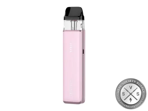 Vaporesso XROS 6 MINI Pod System in Jelly Pink with 1600mAh battery and XROS pod compatibility.