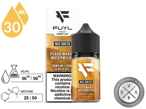 Peach Mango Watermelon FUYL By Dinner Lady Salt