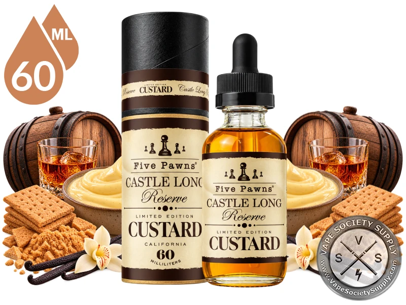 Castle Long Reserve Custard Five Pawns