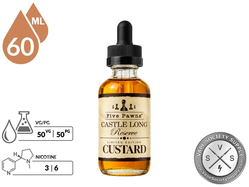 Castle Long Reserve Custard Five Pawns