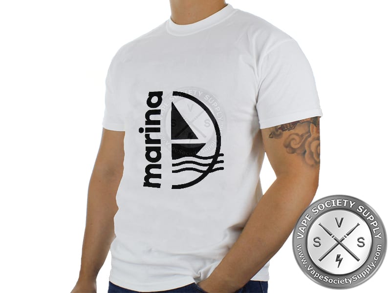 Marina Vape- Vertical Logo Tshirt