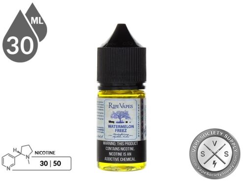 Ripe Vape Synthetic Salt 30ml Watermelon Freez EJuice