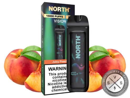 North Vision 15K Puffs Disposable Juicy Peach