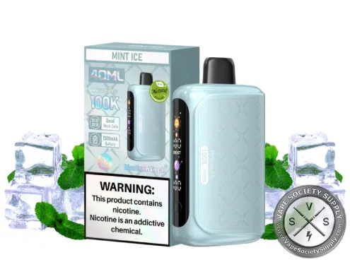 Mint ice cooling vape flavor