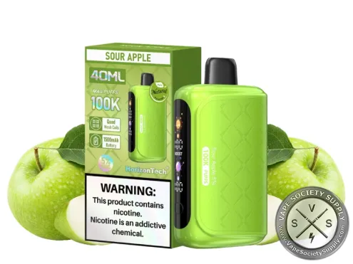Sour apple candy flavor vape