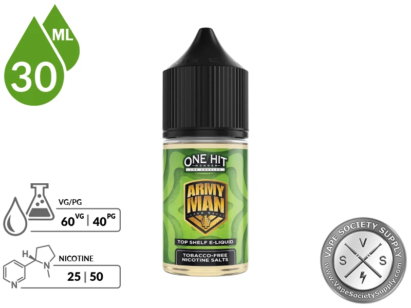 Army Man ONE HIT WONDER Nicotine Salt
