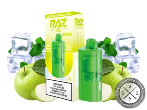RAZ VUE 50K Pods Sour Apple Ice