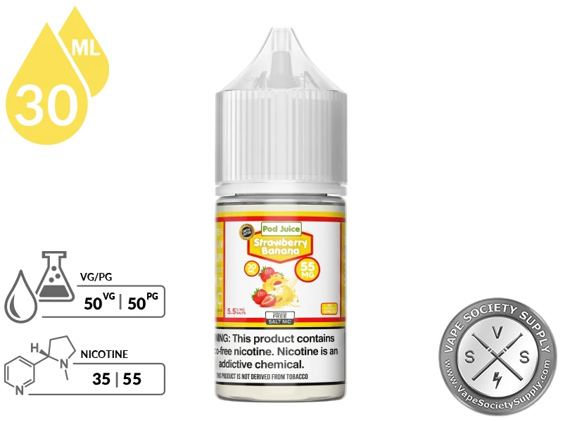 Strawberry Banana POD JUICE SALT PJ5000