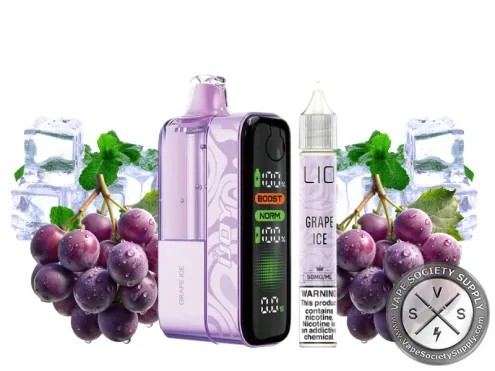 iJOY XP100k Puff Disposable kit + 15ml Bottle Grape ice