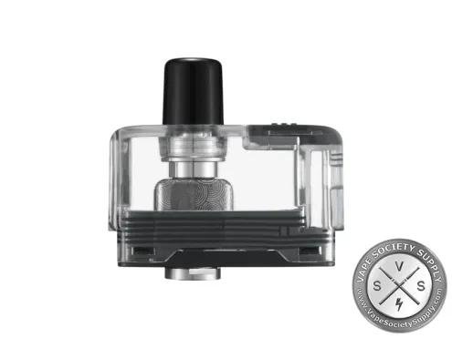 Clear pod side profile with visible rebuildable chamber