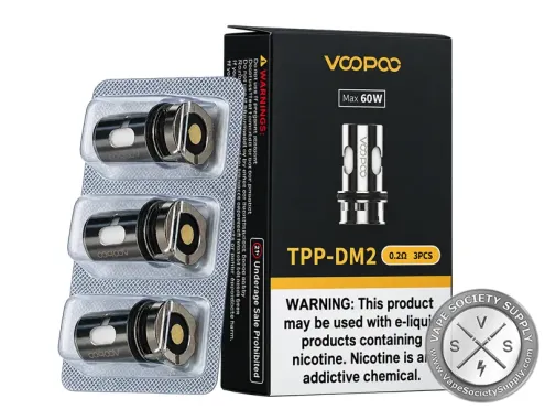 VOOPOO TPP-DM2 0.2 Ohm Replacement Coils 3-Pack