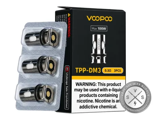 VOOPOO TPP-DM3 0.3 Ohm Replacement Coils 3-Pack
