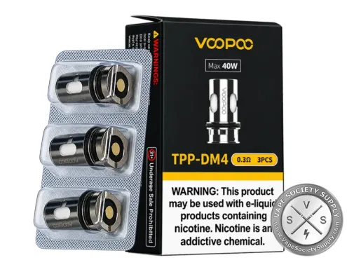 VOOPOO TPP-DM4 0.3 Ohm Replacement Coils 3-Pack
