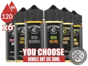 Cuttwood E-Juice Bundle 6 120ml (720ml)