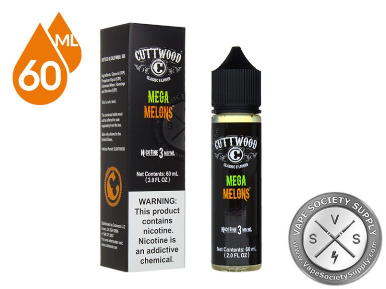 Mega Melons EJuice By Cuttwood 60ml ⋆ Vape Society Supply