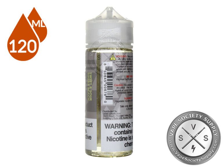 X Series Beard Vape Co No. 71 Sweet & Sour Sugar Peach 120ml Vape Juice The  One