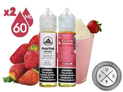 Strawberry Milkshake by Marina Classics 2x60ml