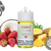 Lava Flow Naked 100 60ml Vape Juice - Tropical Escape with Pineapples, Strawberries, and Coconut Creaminess
