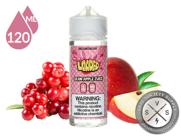 Cran Apple Vape Juice by Loaded E-Liquid - Tart & Sweet Fusion