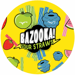 Bazooka Sour Straws