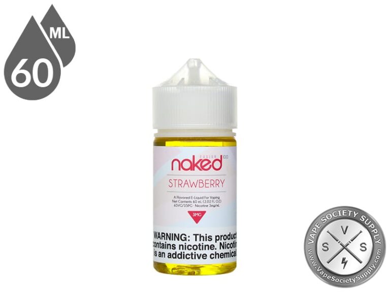 Strawberry By Naked 100 Fusion E Liquids 60ml ⋆ 1299 7364