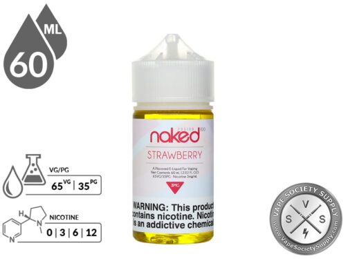 Naked 100 Fusion 60ml Strawberry E-Liquids