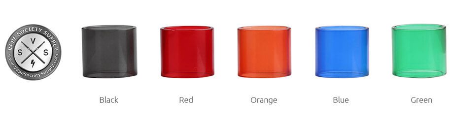 Smok TFV8 Baby Beast Colored Glass Tubes - 3 pack