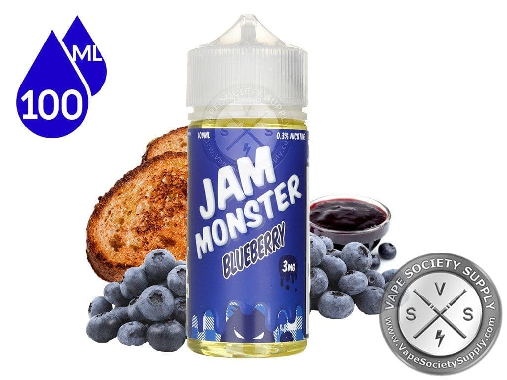 Blueberry Jam E-Juice By Jam Monster E-Liquid (100ml)