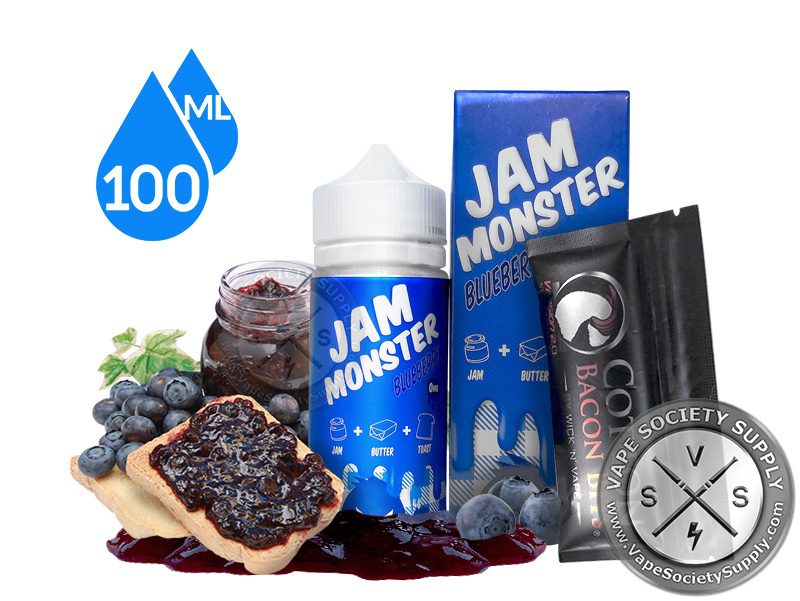 Blueberry Jam Ejuice by Jam Monster Eliquid (100ml)