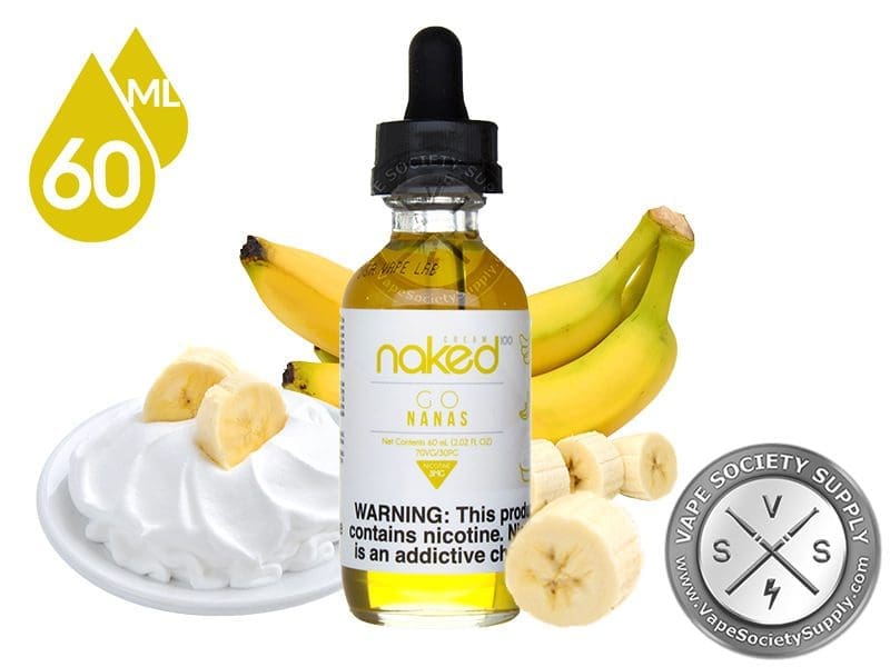 Go Nanas - Naked 100 Cream Eliquid | Vape Juice | Vape Street