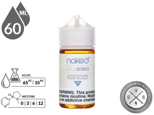 Naked 100 Cream 60ml Azul Berries E Juice
