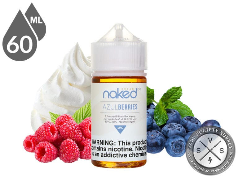 Naked 100 Cream 60ml Azul Berries E Liquids