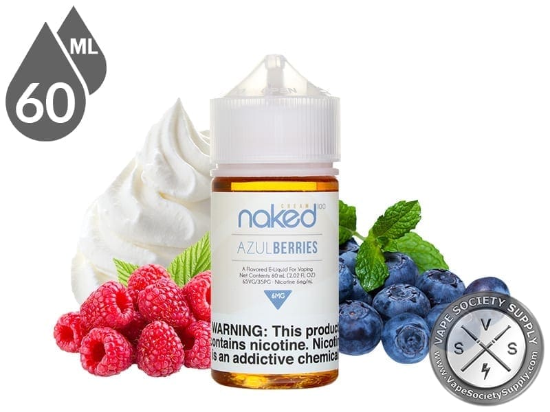 Azul Berries By Naked 100 Cream E Liquids 60ml ⋆