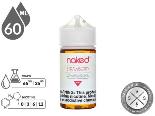 Naked 100 Cream 60ml Strawberry E Juice