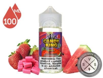 Candy King Strawberry Watermelon Bubblegum 100ml Eliquid