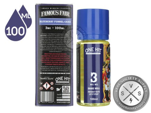 Famous Fair Blueberry Funnel Cake 100ml Eliquid