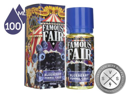 Famous Fair Blueberry Funnel Cake 100ml Eliquid