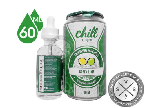 Green Lime Ejuice by Chill E Liquid 60ml - Image 4