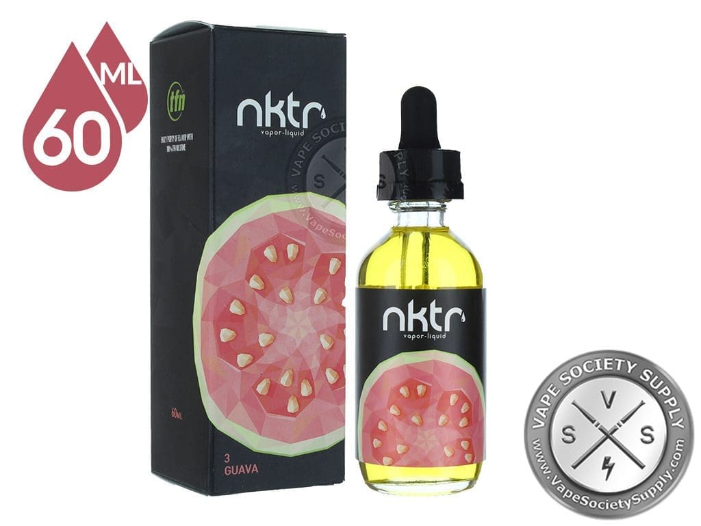 NKTR Vapor eliquid Guava ejuice 60ml ejuice. 