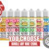 Loaded E-Juice Bundle - Variety Pack of 9x120ml Bottles (1080ml)