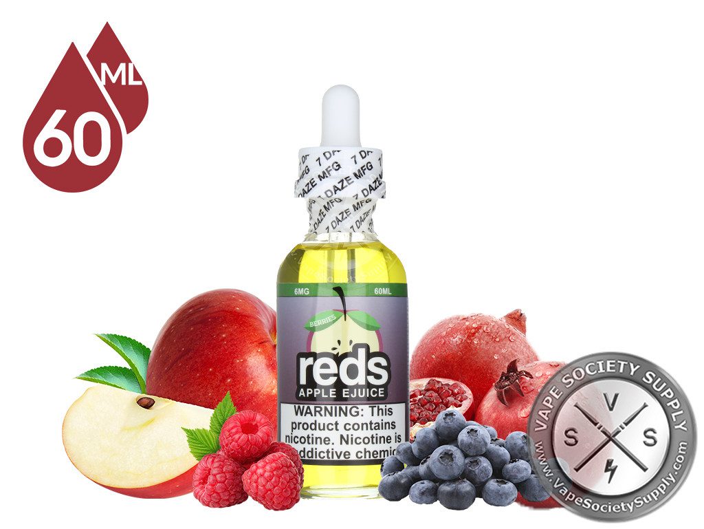 Berries Reds Apple E Juice - Vape 7 Daze • Vape Society Supply