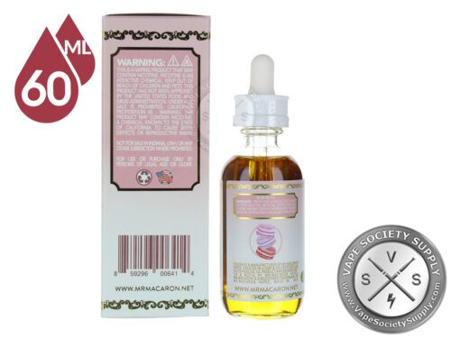 Mr. Macaron Strawberry Cream eliquid 60ml