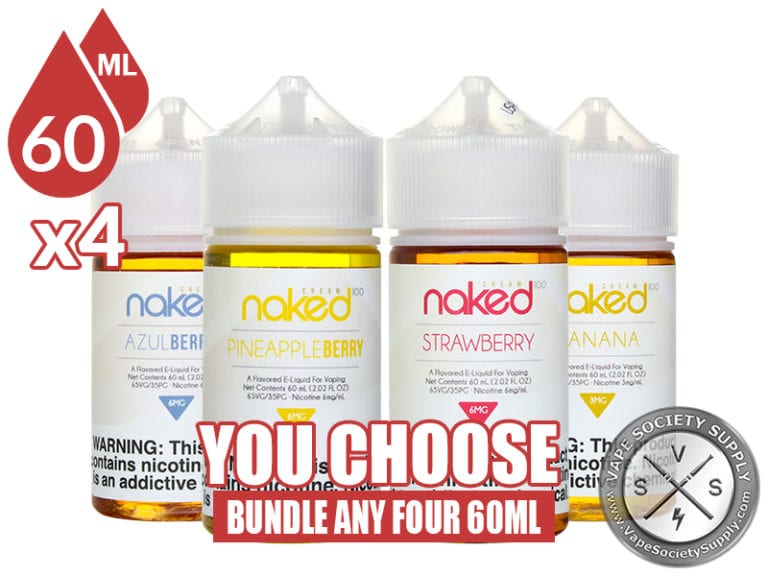 Naked 100 Cream Bundle 60ml x4