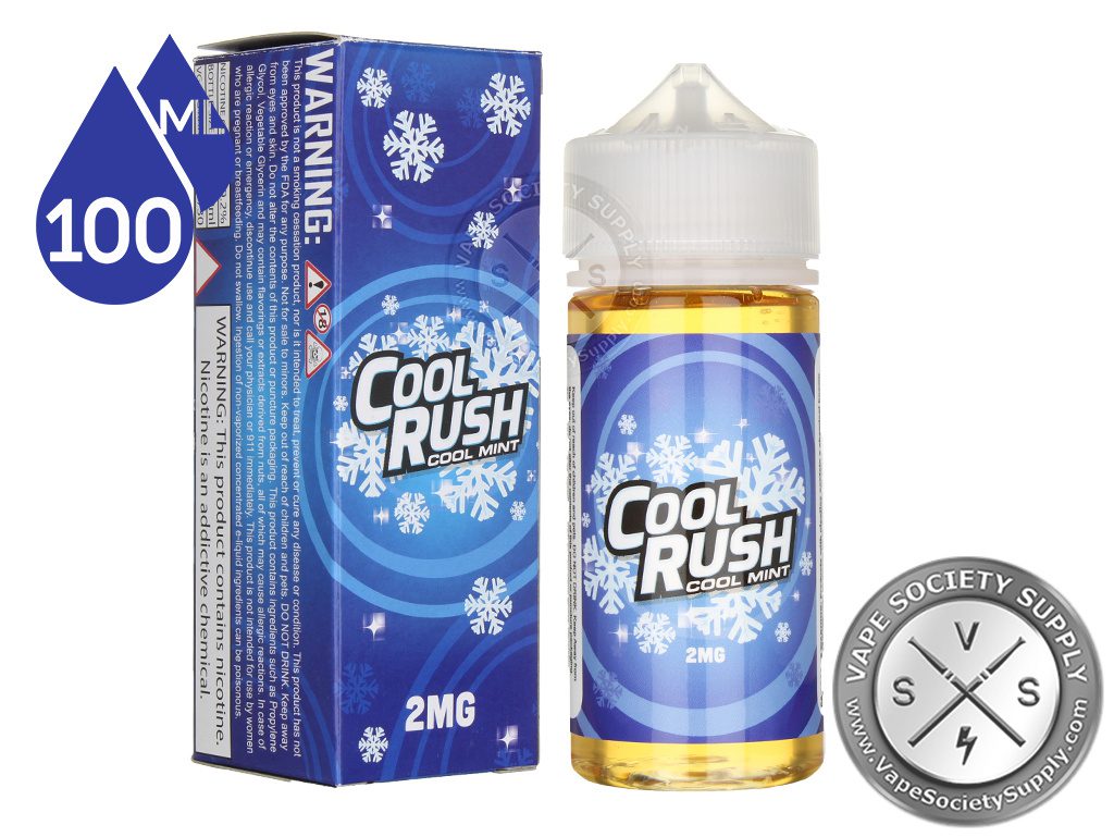 Cool Rush Cool Mint By Vaper Treats E Liquid | 100ml Short Fill