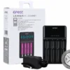 Efest LUC V4 Elite 4-bay battery charger with box and power adapter