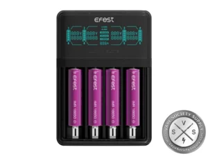 Efest LUC V4 Elite four bay battery charger with LCD display