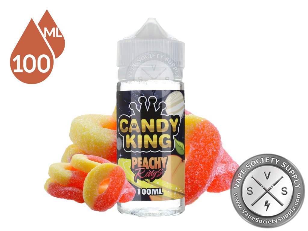 Peachy Rings by Candy King 100ml • Vape Society Supply