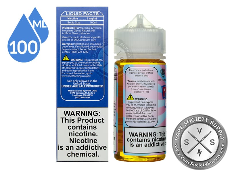 Puff Labs Pink And Blues (Circus Cotton Candy) | Circus Cookie By | 100ml  Cotton Candy Candy Australia